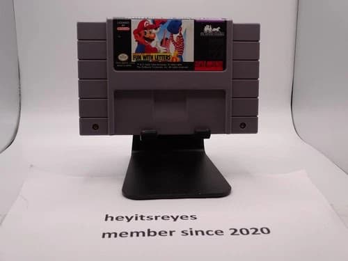 Mario's Early Years: Fun With Letters - Super Nintendo - Original Cartridge