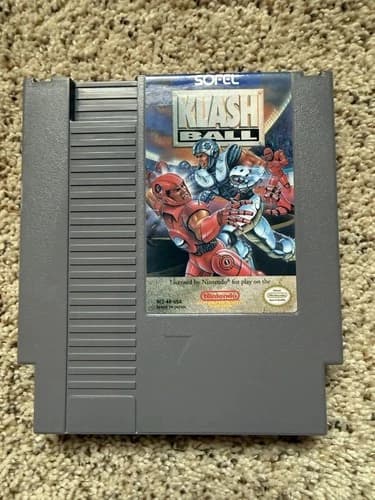 Klash Ball Cartridge Nintendo NES 1991 Authentic TESTED & WORKS