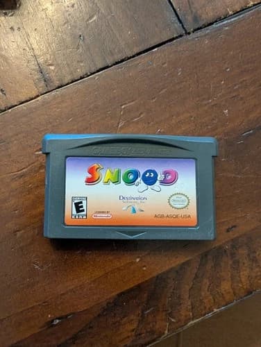 Snood Nintendo Game Boy Advance GBA Cleaned & Tested Authentic