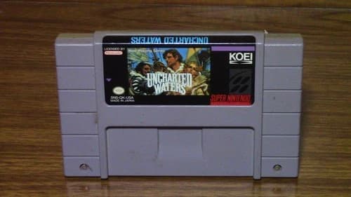 Super Nintendo SNES Uncharted Waters Video Game KOEI