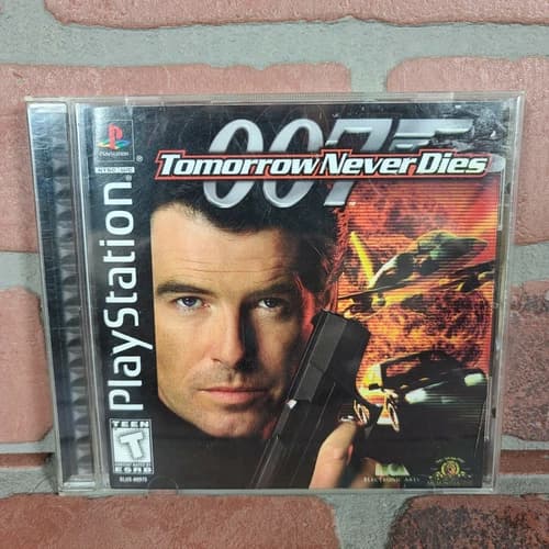 007 Tomorrow Never Dies (Sony PlayStation 1 PS1 Black Label Complete