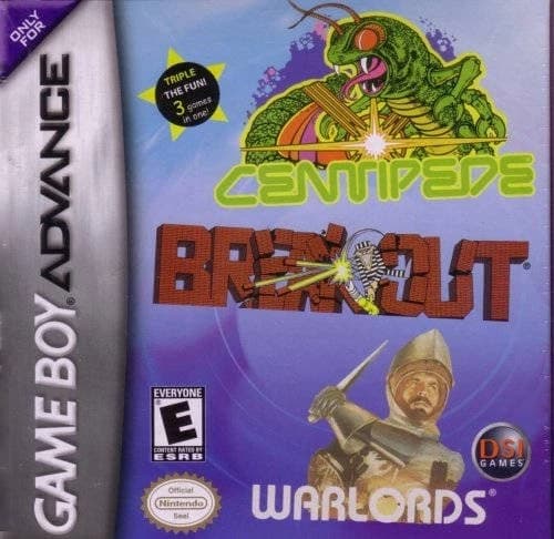 Centipede Breakout And Warlords - Game Boy Advance Gba