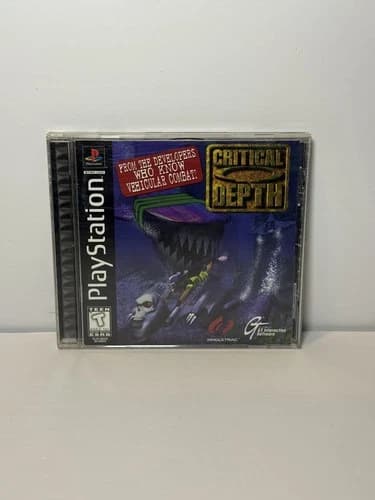 Critical Depth (Sony PlayStation 1 PS1, 1997) Complete CIB (O-1)