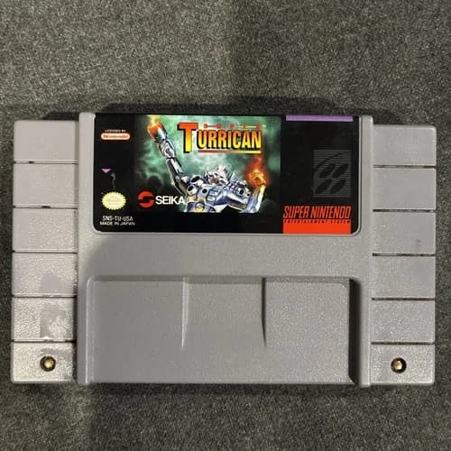 Super Turrican SNES AUTHENTIC TESTED GOOD CONDITION