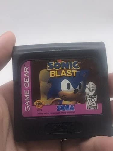 Sonic Blast Sega Game Gear Tested Working