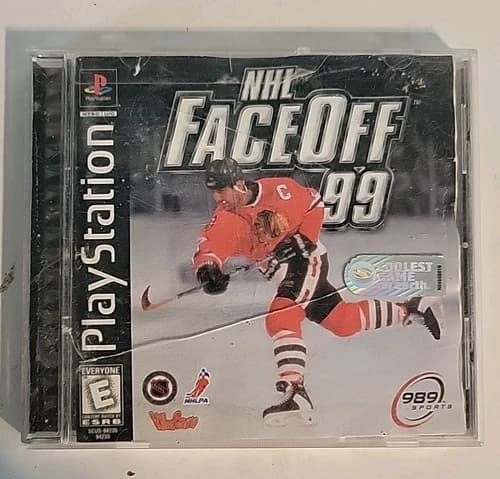 NHL FaceOff 99 PS1 Complete Tested FREE LETTERMAIL SHIPPING WITHIN CANADA