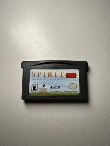 Nintendo Game Boy Advance Spirit Stallion Of The Cimarron Authentic Tested