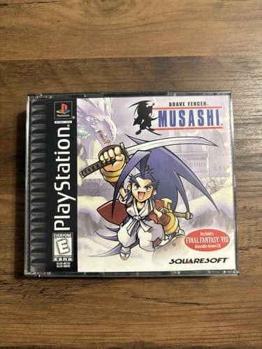 Squaresoft Brave Fencer Musashi PlayStation 1 Game No Demo Disc Rare PS1 Game
