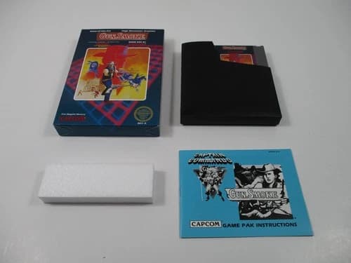 GUN.SMOKE Nintendo NES Game Complete In Box Authentic!