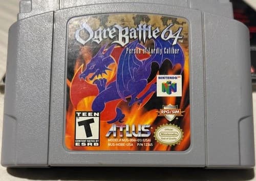 Authentic Ogre Battle 64: Person of Lordly Caliber for Nintendo 64 (N64)