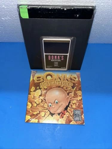 Bonk's Adventure (TurboGrafx-16, 1990) Complete Tested