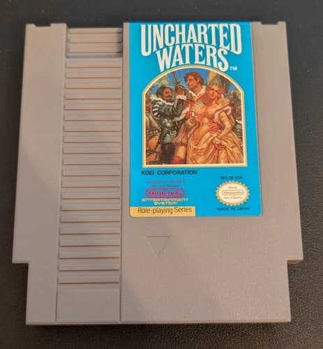 Uncharted Waters (Nintendo NES, 1991) Authentic KOEI - Tested!