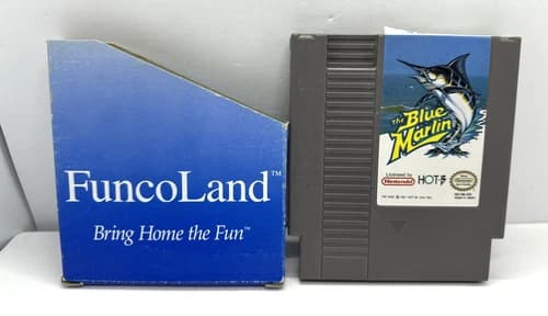 NES The Blue Marlin Nintendo Entertainment System 1991 Cleaned & Tested FUNCO