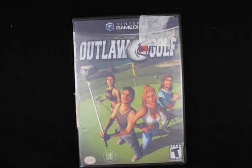 Outlaw Golf (Nintendo GameCube, 2002) DISC ONLY REPRINTED COVER