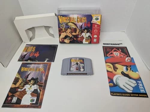 Virtual Chess 64 N64 (Nintendo 64, 1998) CIB Tested