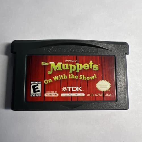 The Muppets On With the Show (Nintendo Game Boy Advance, 2003) Cart Only GBA VG
