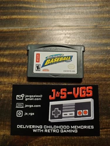 Backyard Baseball 2006 GBA Game Boy Advance Cartridge Only Tested Working