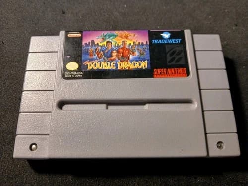 Super Double Dragon SNES Super Nintendo Authentic Tested Working OEM Cartridge