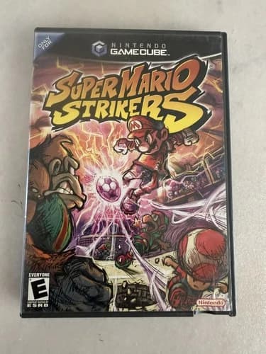 2005 Nintendo Gamecube Super Mario Strikers Game Complete In Box TESTED