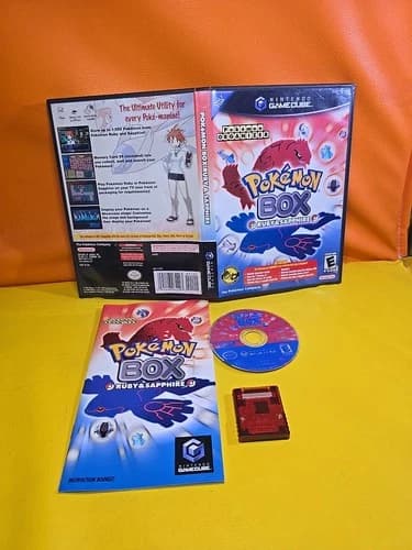 Pokemon Box: Ruby and Sapphire (GameCube, 2004) Complete TESTED