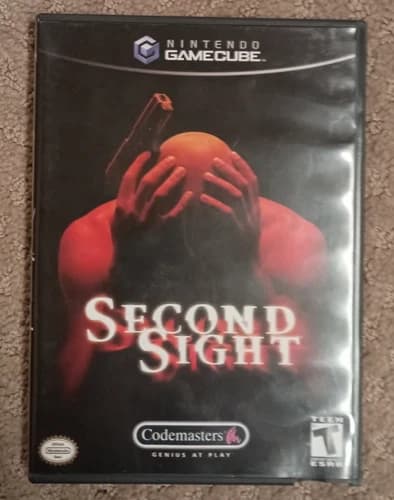 Second Sight (Nintendo GameCube, 2004) Complete CiB CodeMasters Free Radical