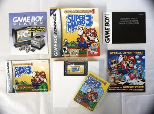 Super Mario Advance 4: Super Mario Bros. 3 (Game Boy Advance, 2003) 🌟 Full CIB