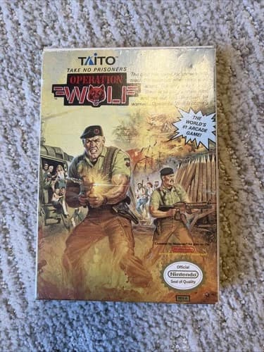 Operation Wolf Nintendo NES 1985 Preowned