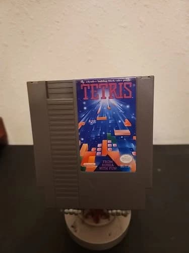 Tetris (Nintendo Entertainment System, 1989) Tested Free Shipping NES