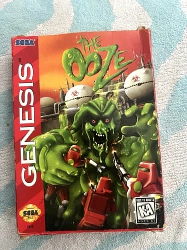 Sega Genesis The Ooze Game CIB Complete In Box with Manual - Tested