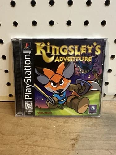 Kingsley's Adventure (Sony PlayStation 1, 1999) PS1 Tested Works W/ Reg Card