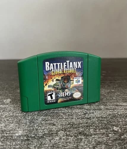 BattleTanx Global Assault N64 Nintendo 64 Authentic Game Cartridge Tested Works
