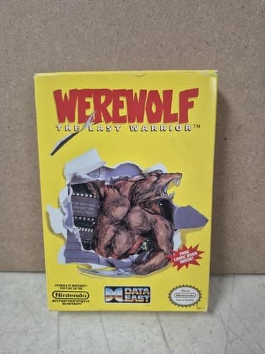 Werewolf The Last Warrior Nintendo NES Data East Complete, CIB, USA