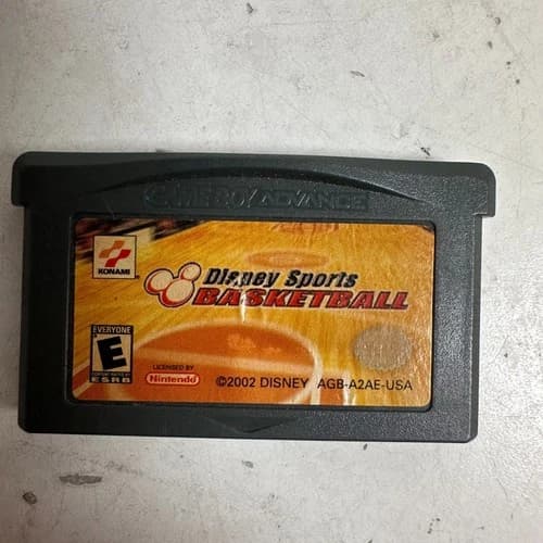 Disney Sports: Basketball (Game Boy Advance, 2002) Konami Simulation Video Game