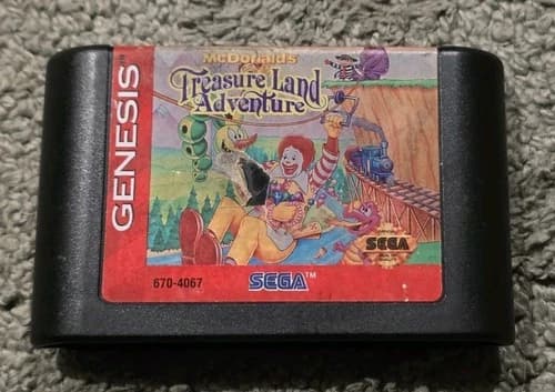WORKING! McDonald's Treasure Land Adventure (Sega Genesis, 1993) Cart Only