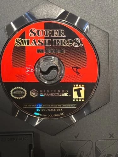 Super Smash Bros Melee (Nintendo GameCube, 2001) Disc Only - Tested & Works