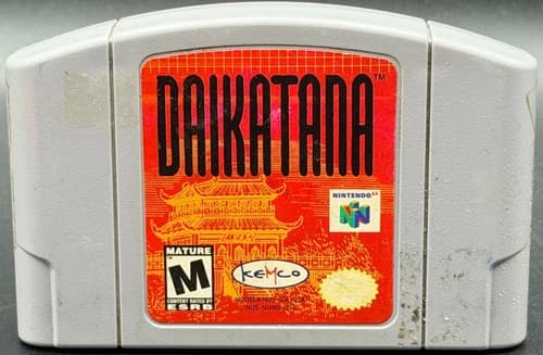 John Romero's Daikatana Nintendo 64 N64 Game Cartridge Only Authentic Kemco