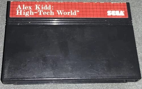 Alex Kidd: High-Tech World ~ Sega Master ~ Cleaned ~ Tested ~#J436