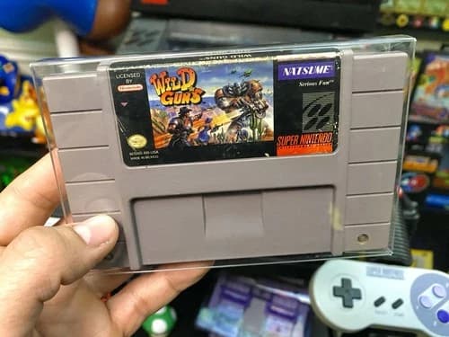 SNES - Wild Guns- Natsume 100% Authentic Tested Works Great