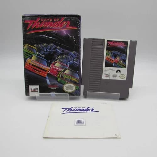 Days of Thunder for NES Complete in Box Must @@!!