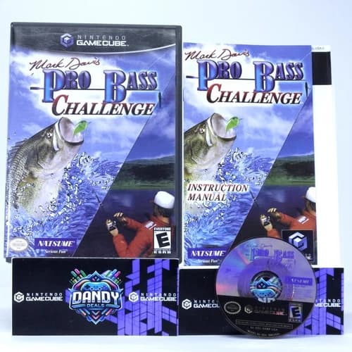 Mark Davis Pro Bass Challenge GC CIB W/ Manual - GameCube