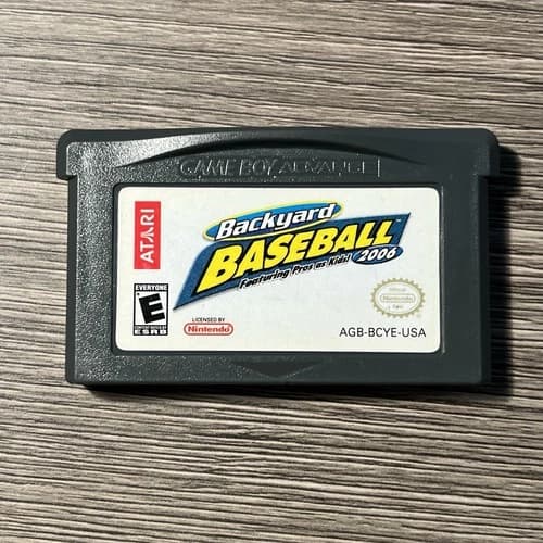 Backyard Baseball 2006 GameBoy Advance GBA Cartridge Only Tested Working