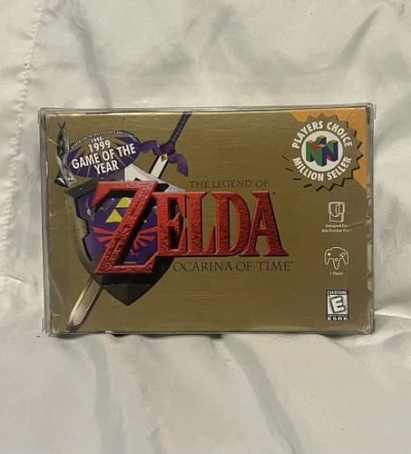 The Legend of Zelda Ocarina of Time N64 CIB Complete w/ Box Manual Insert AUTH.