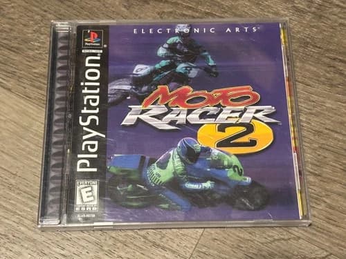 Moto Racer 2 Playstation 1 PS1 Complete w/Reg Card Good Shape Tested