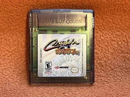 Cruis'n Exotica Nintendo Game Boy Gameboy Color Authentic Tested Working!