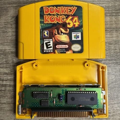 Donkey Kong 64 N64 Authentic Serviced Cart Tested Clean Works Excellent Nintendo