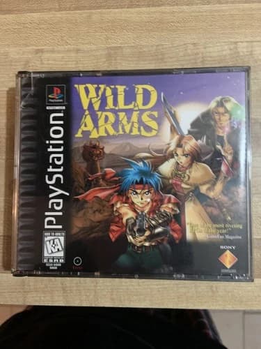Wild Arms Sony PlayStation 1, 1997, Complete CIB PS 1