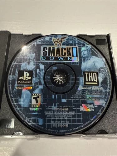 WWF SmackDown (Sony PlayStation 1, 2000) Tested And Working