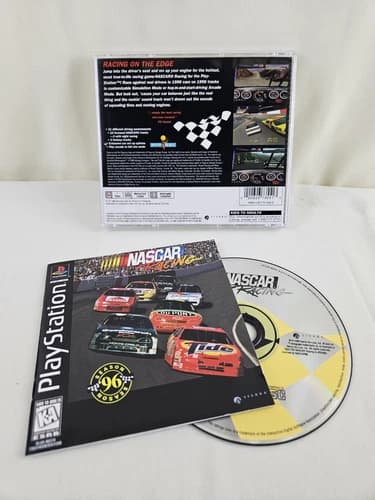 NASCAR Racing -Sony PlayStation PS1- CIB Complete Tested Video Game