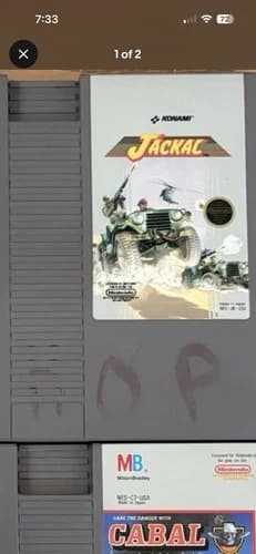 Jackal NES Cartridge Only