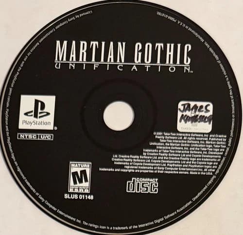 Martian Gothic: Unification (PlayStation, PS1) DISC ONLY | NO TRACKING | M1547